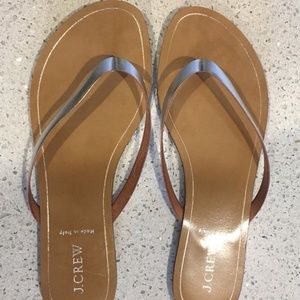 J Crew Leather Capri Sandal (Flip Flop)